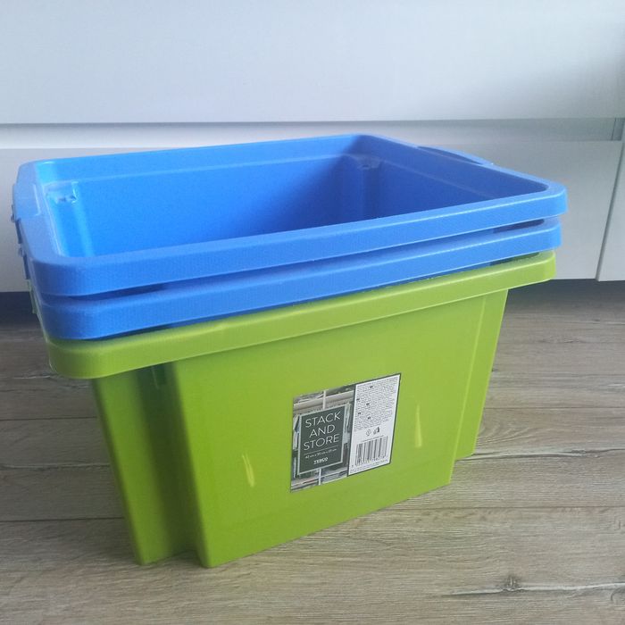 3 pojemniki wymiary 42 35 23 cm