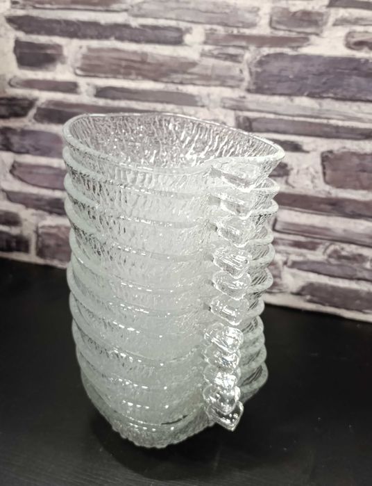 Lote 20 Taças sobremesa vidro excelente forma morangos Novas