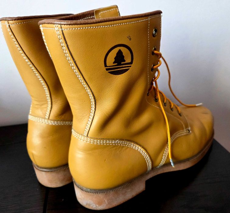 Buty wojskowe skórzane