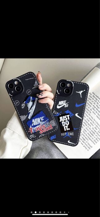 Skórzane etui Nike na iPhone
