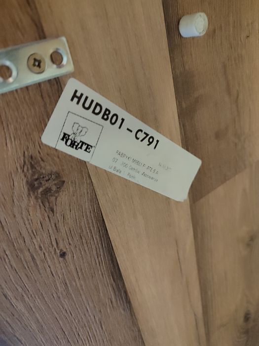 Biurko Forte HUD dąb klepkowy HUDB211R + półka Gratis!