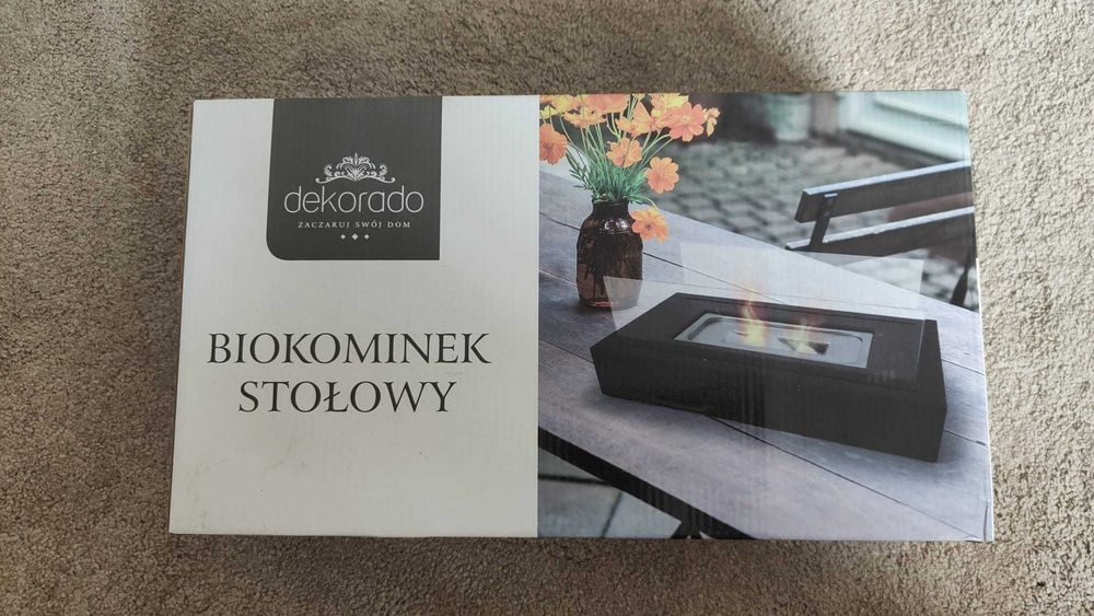Biokominek stołowy dekorado + Bio paliwo do kominków