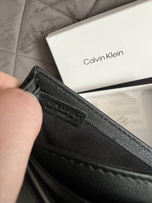 Portfel Calvin Klein z prawdziwej skóry