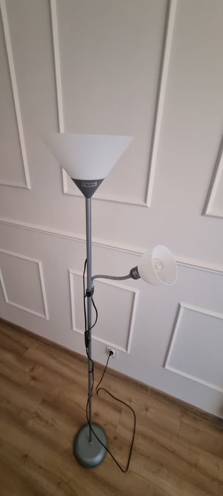 Lampa podłogowa BENFICA 2 max 60W  szary