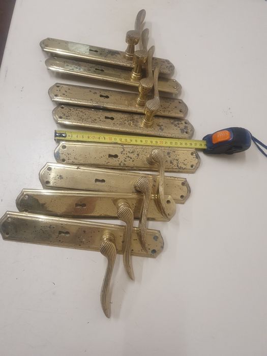 Puxadores portas antigos em latão