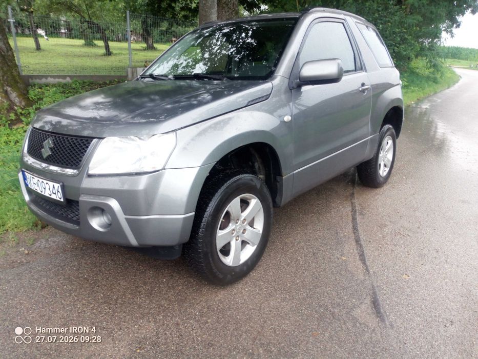 Suzuki Grand Vitar 1,9 ddis 2007 3drzwi Zamiana na uszkodzony