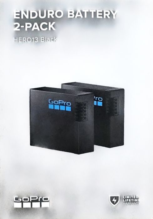 Nowy Dwupak Akumulatorów GOPRO Enduro do Hero 13 Black