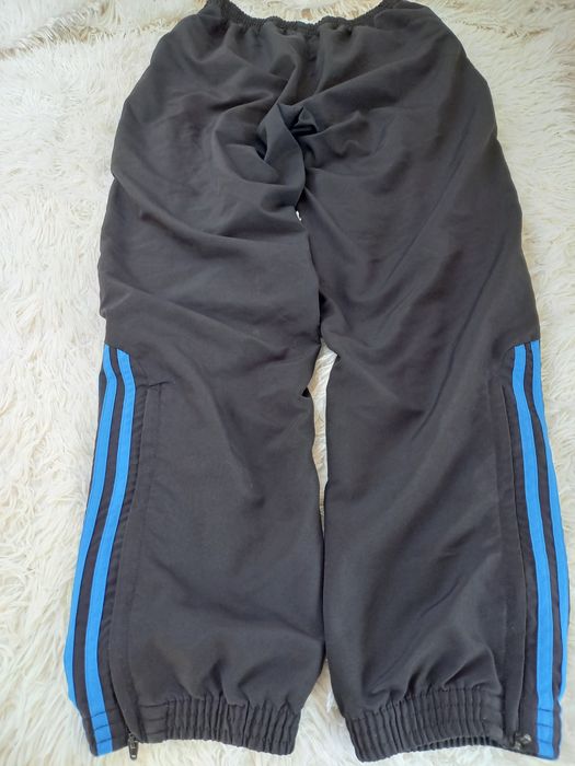 Spodnie dresowe męskie czarne adidas rozmiar M