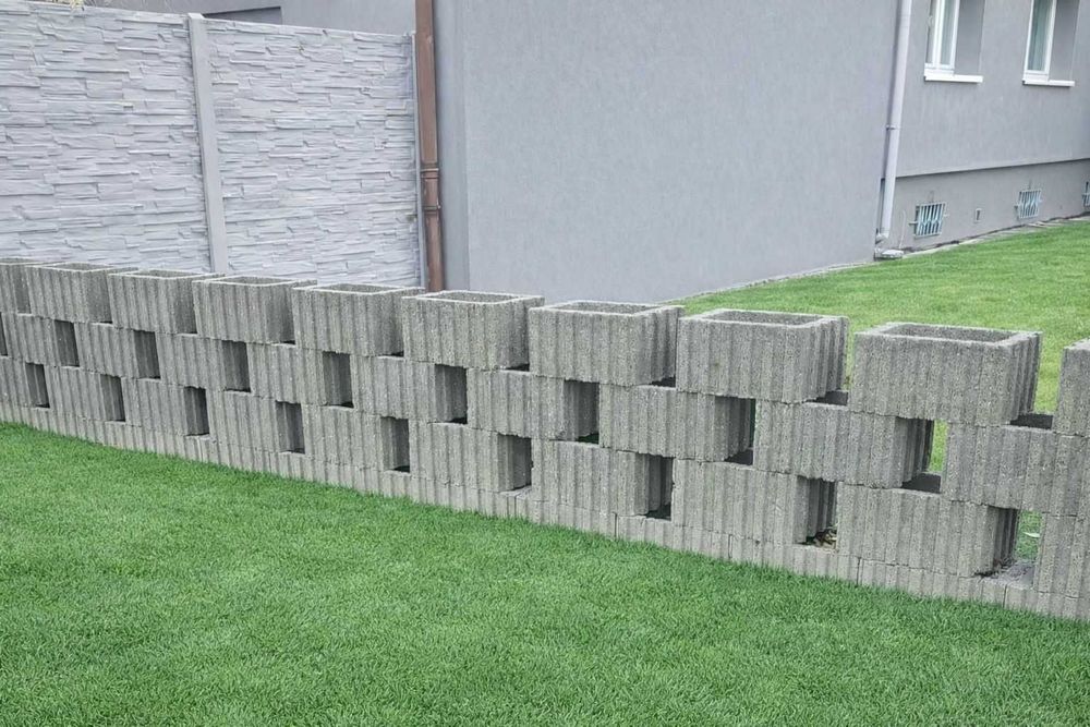 donica prostokątna mała betonowa 40x28x20 kolorowa