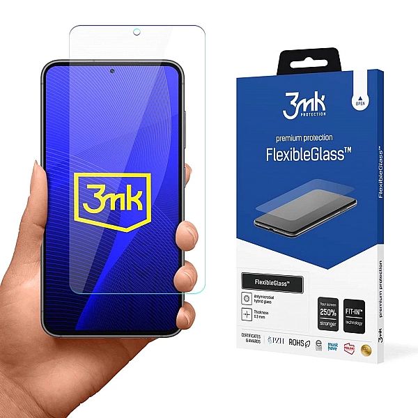 Szkło hybrydowe 3mk FlexibleGlass™ na Samsung Galaxy S23+