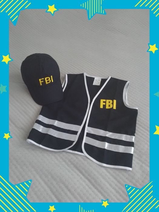 FBI Strój przebranie chłopiec r. 140 8-9 lat