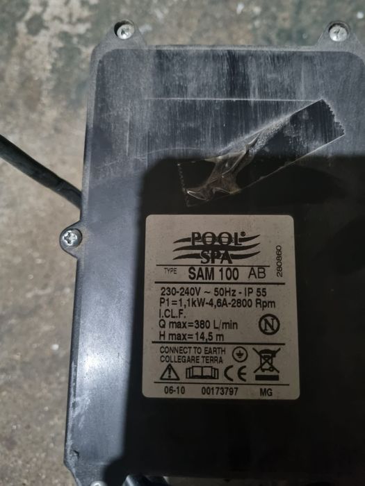 Pompa jacuzzi hydromasażem