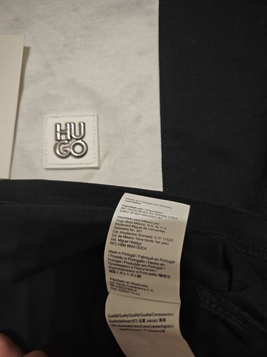 Koszulka Hugo czarno biała