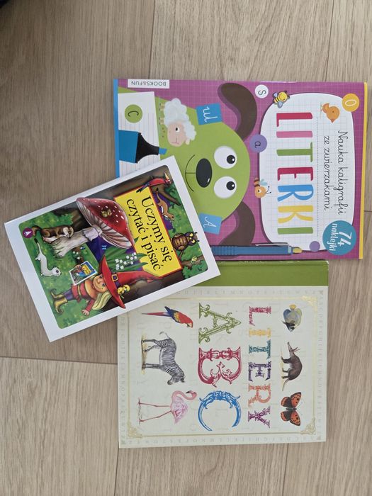 Nauka liter i pisania | Piękny zestaw z naklejkami, nowe ćwiczenia