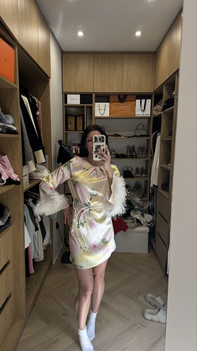 Плаття атласне S zara
