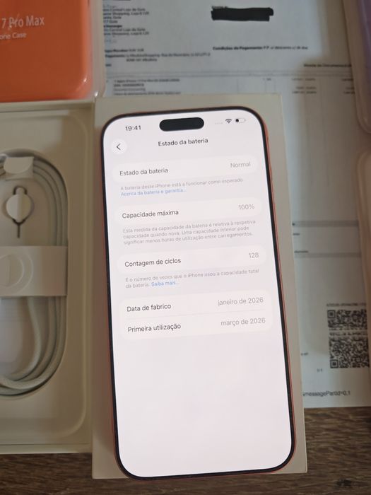 iPhone 17 Pro Max 6.9" 256GB Laranja  Seminovo C/Garantia Aceito Retomas