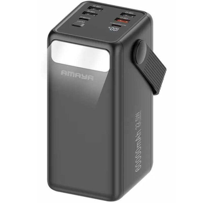 Повербанк 60000 mAh Amaya APB-60 22.5W + Блок живлення у Подарунок!