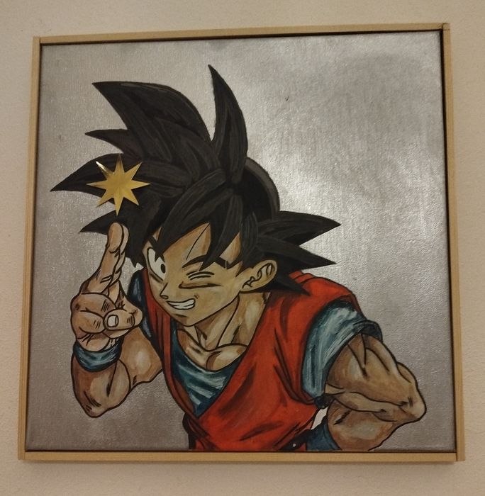 Tela de acrílico Son Goku