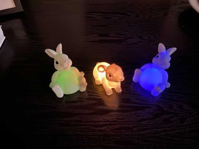 Coelhos Luzes - Várias luzes