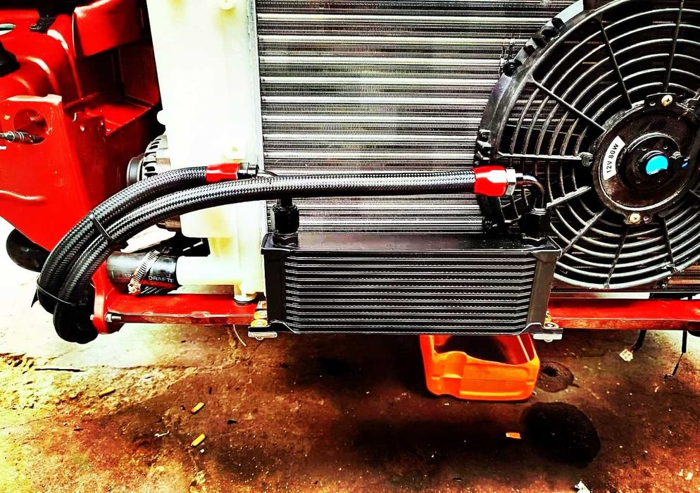 Kit Radiador 13 Linhas Refrigerar óleo do motor
