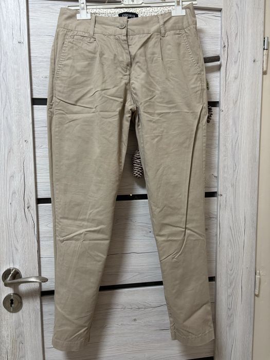 Spodnie chinosy r.36 beż
