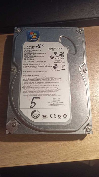 Dysk HDD Seagate Barracuda 7200obr 500GB