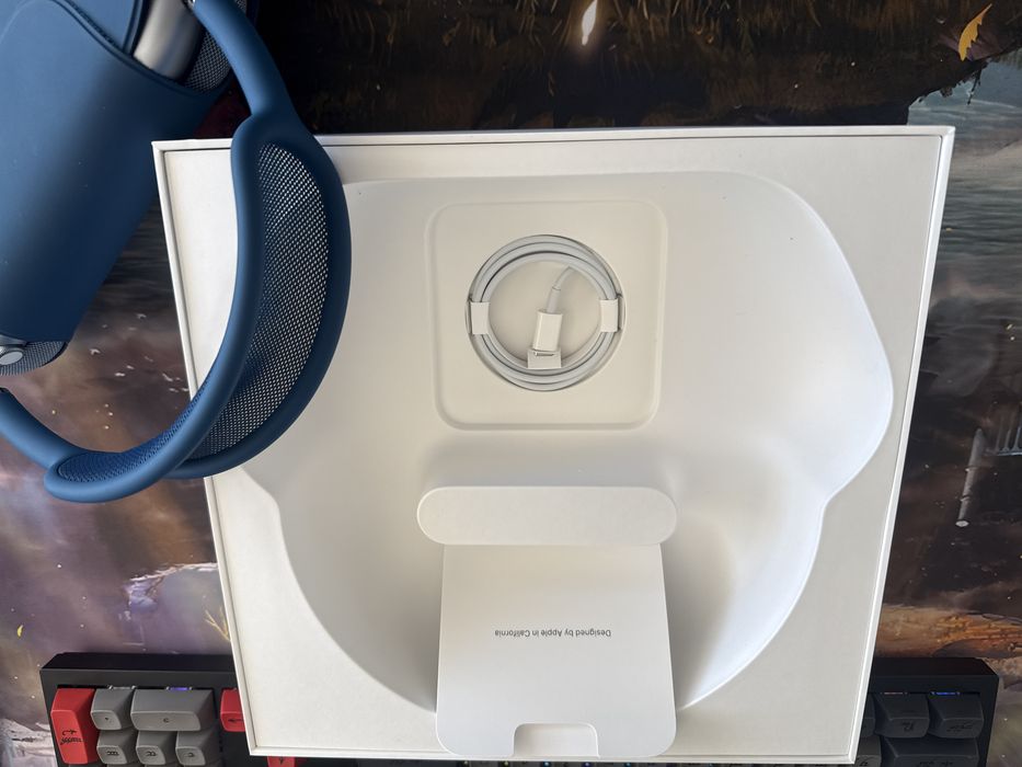 AirPods Max Apple Originais Azul — Lightning — Excelente Estado