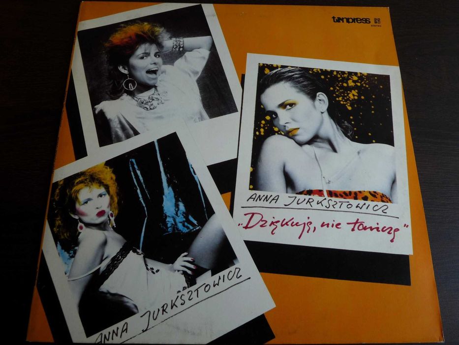 Anna Jurksztowicz - Dziękuję, Nie Tańczę (Winyl) 1987 Tonpress
