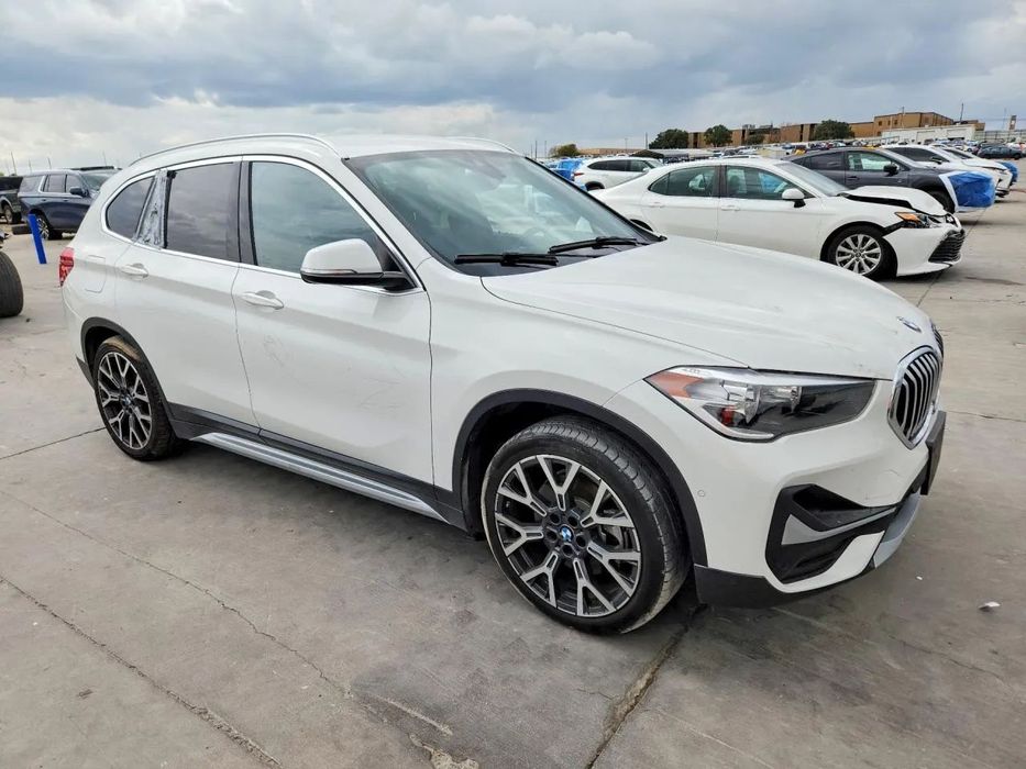 BMW X1 Auto po wandalizmie, w drodze do Polski