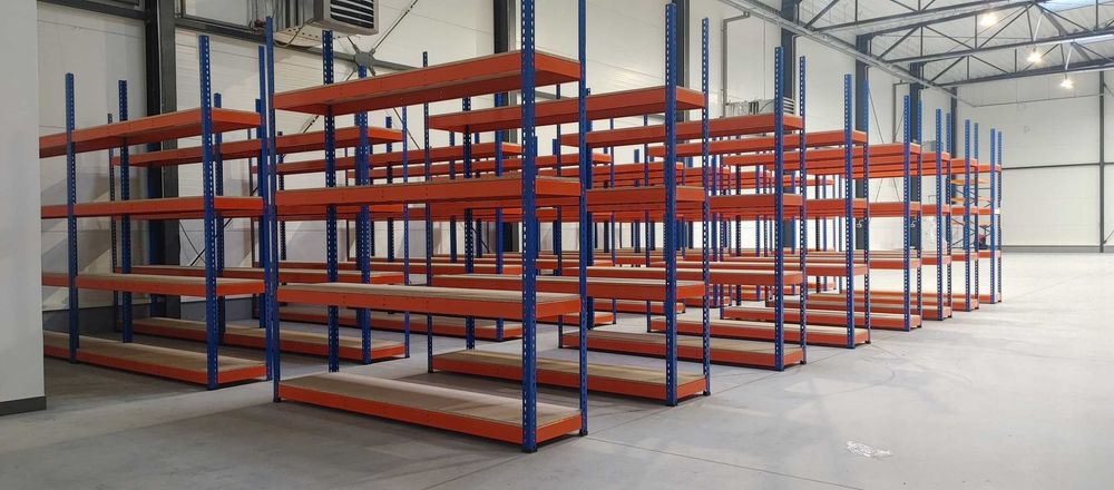 Regały Metalowe Półkowe do Magazynu Warsztatu Sklepu Garażu