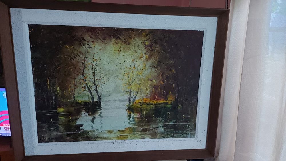 Quadros pintados a óleo