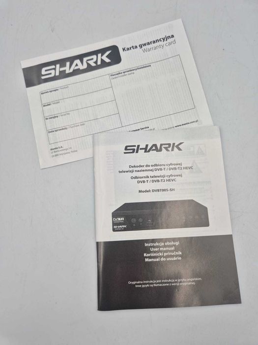 Dekoder SHARK DVB-T005-SH DVB-T2 H.265