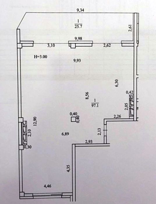 продам 3к_123 м2 в ЖК Рыбинский, пр. Гагарина, Подстанция