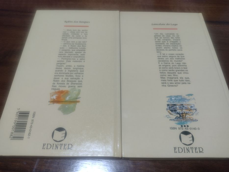 Conjunto 2 livros - Robin dos bosques e Lancelote do lago
