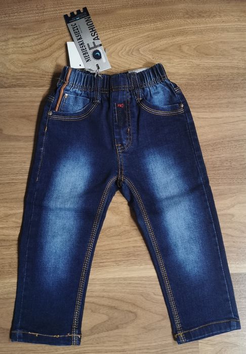 2 pary nowych spodni roz. 86/92