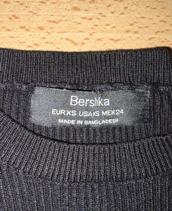 Top preto - Bershka