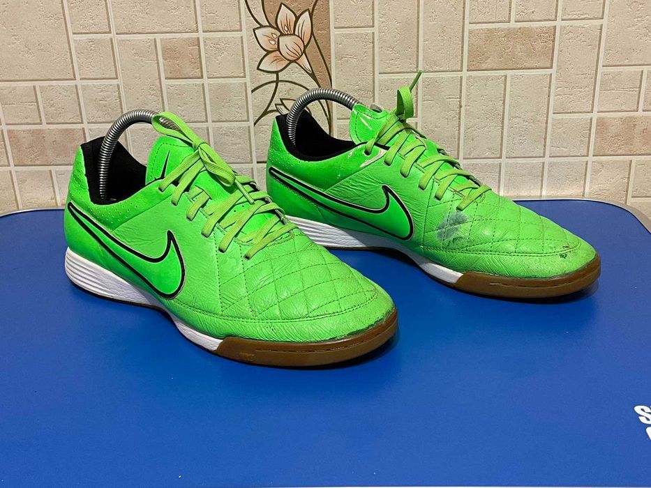 Бампы футзалки 41.5 Nike Tiempo Genio Leather IC кожа футбольные