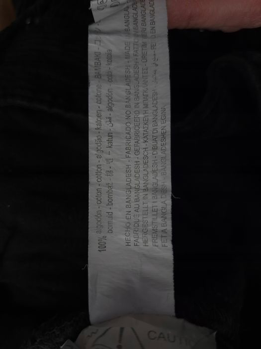 Spodnie sztruksowe Bershka 36 S 8 proste