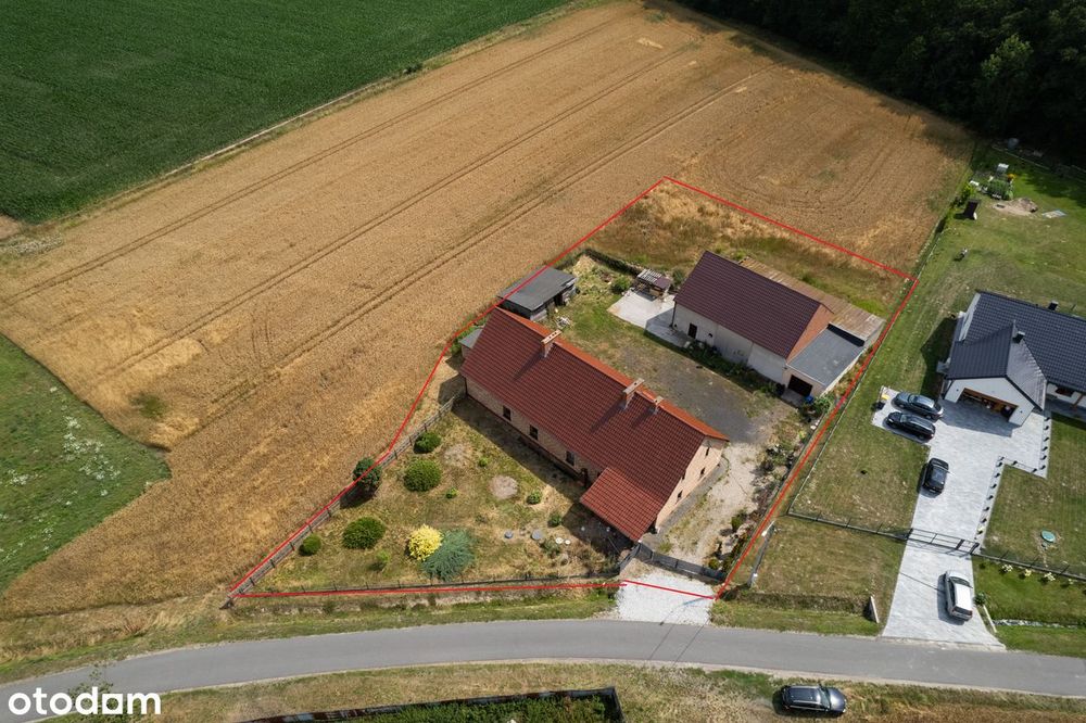 Dom z potencjałem pod lasem  | Działka 2200 m² | Zabudowania |Unieszów