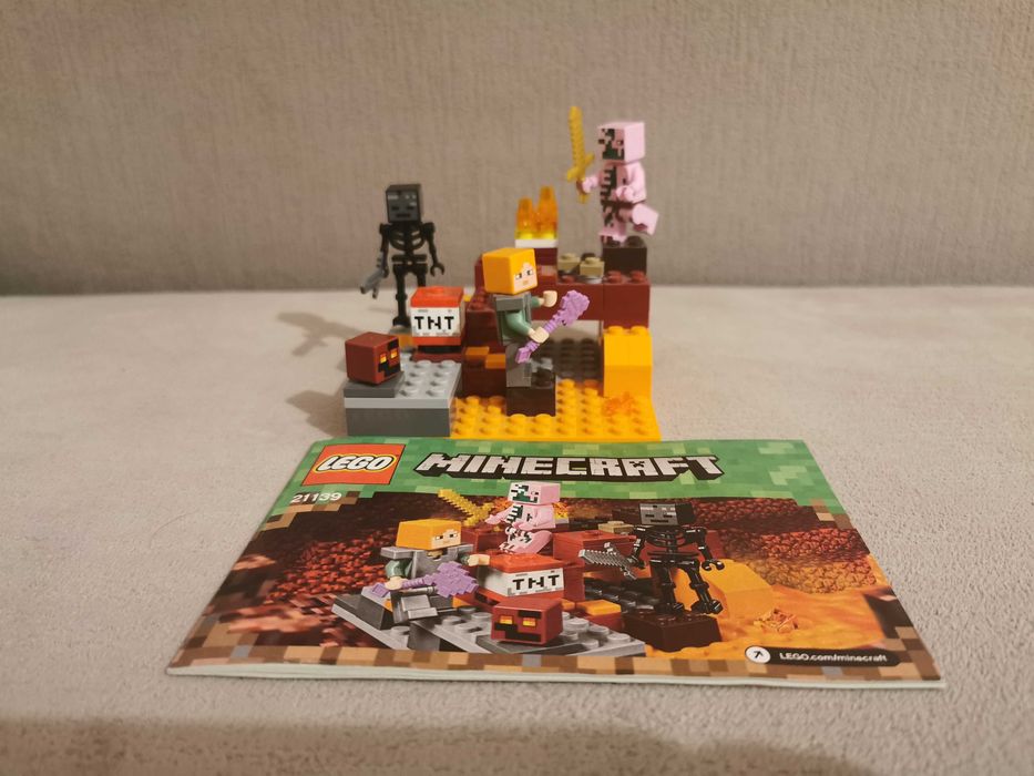 Lego Minecraft Walka w Netherze