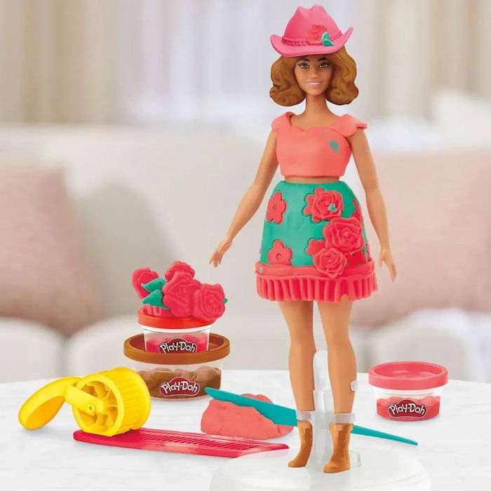 Набір для творчості з масою для ліплення Hasbro PD Barbie Квіти та бахрома