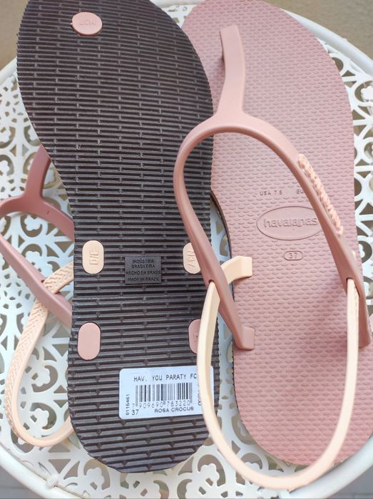 Sandálias Havaianas novas t 39 europeu modelo Paraty