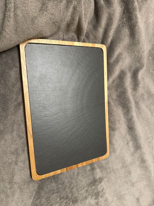 Доска сланец+дерево 33х23 см