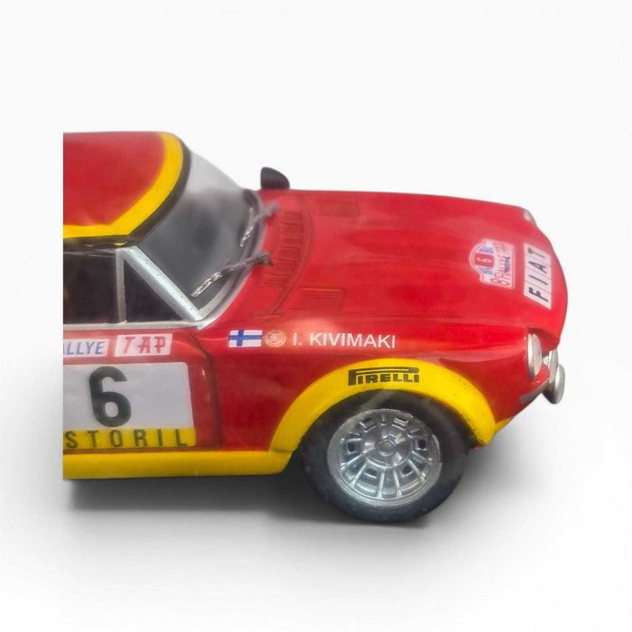 Miniatura Fiat 124 Abarth Spider WRC Portugal 1974 – Markku Alén / Kivimäki – Selada