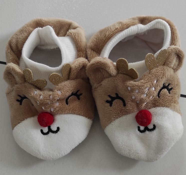 Kapcie 20 świąteczne antypoślizgowe