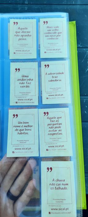 Pacotes de açúcar Sical "Na origem de um bom café e um provérbio II"