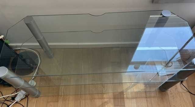 Mesa de TV de vidro 120cm - 150€