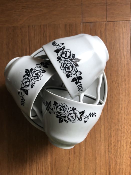 Чашки кофейные с блюдцами 3 шт.