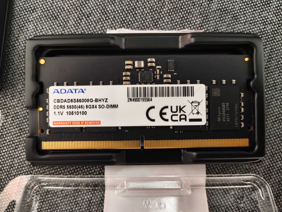 Pamięć RAM ADATA 16GB (2x8GB) DDR5 5600MHz SO-DIMM - do laptopa