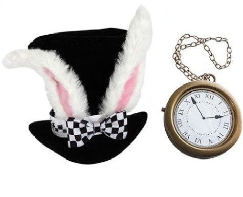 Капелюх Кролика з годинником із Аліси - костюм для дорослих і дітей